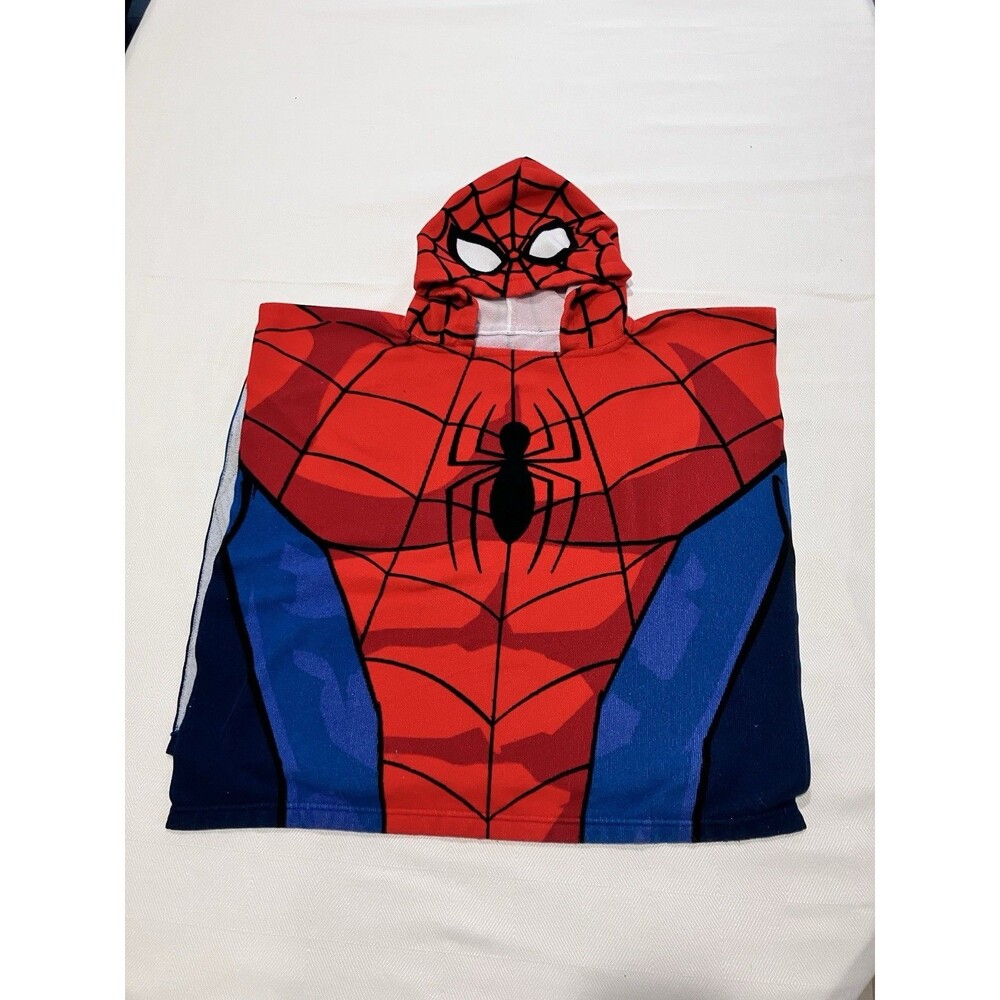 Spiderman kids hooded towel ultimate spider-man shower Beach Pool hoodie
